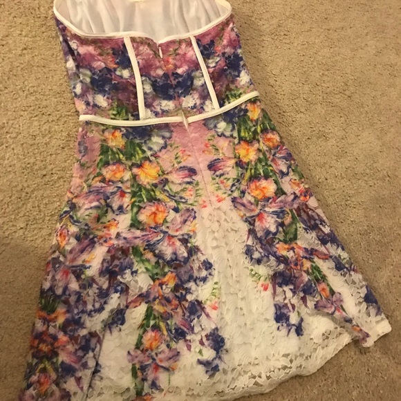 Colorful strapless dress - Picture 5 of 8